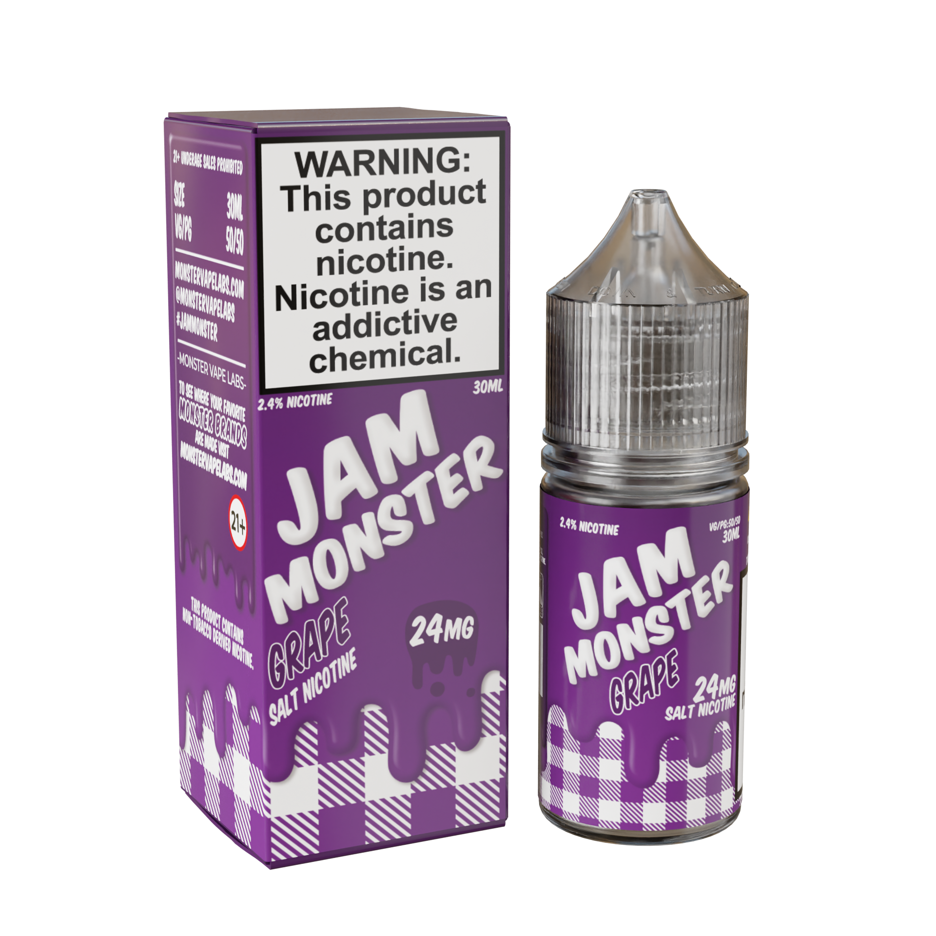 Best Deal Jam Monster Salts 30ML Vape Juice - Grape