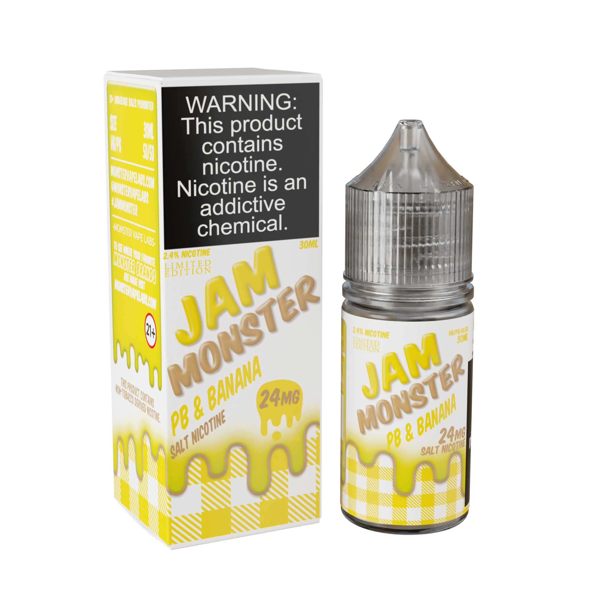 Best Deal Jam Monster Salts 30ML Vape Juice -  PB & Banana