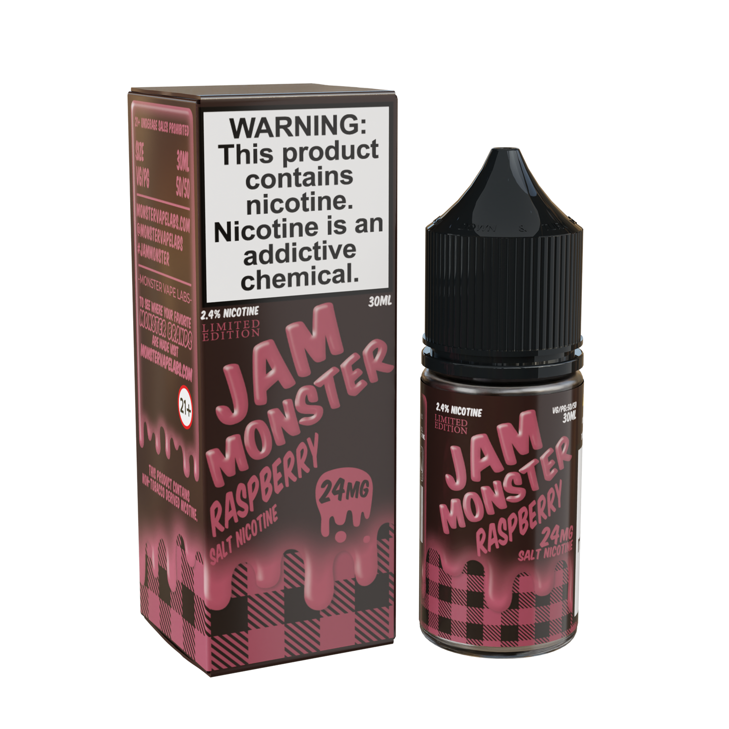 Best Deal Jam Monster Salts 30ML Vape Juice  - Raspberry 