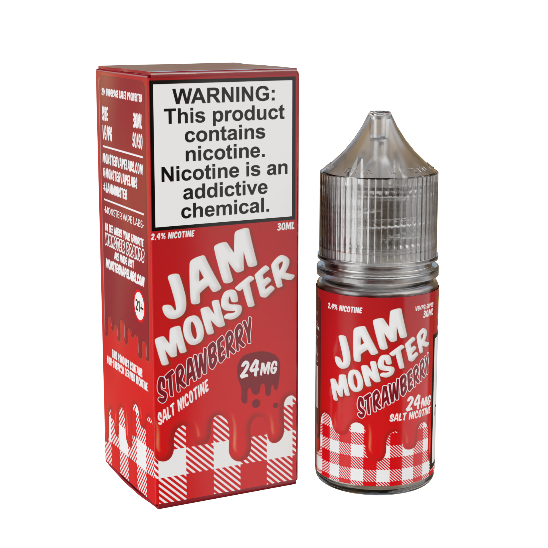 Best Deal Jam Monster Salts 30ML Vape Juice - Strawberry 