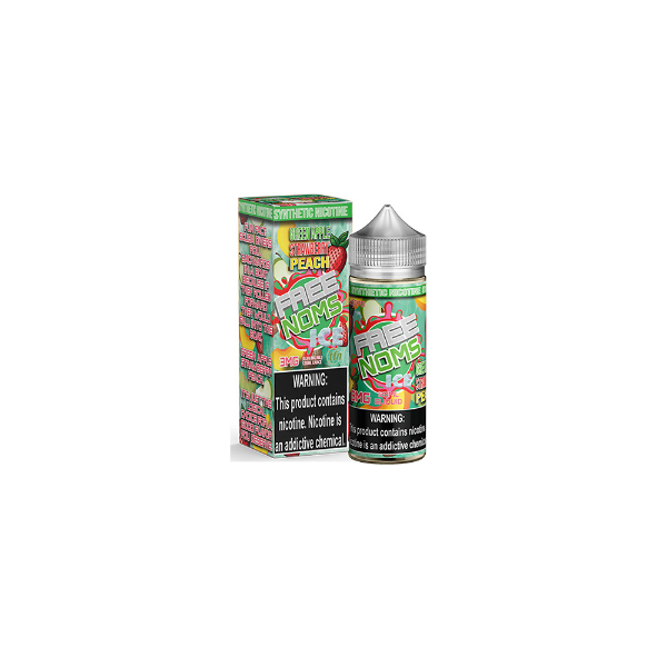 Freenoms TFN 120mL Vape Juice Best Flavor Icy Tart Green Apple Strawberry Peach