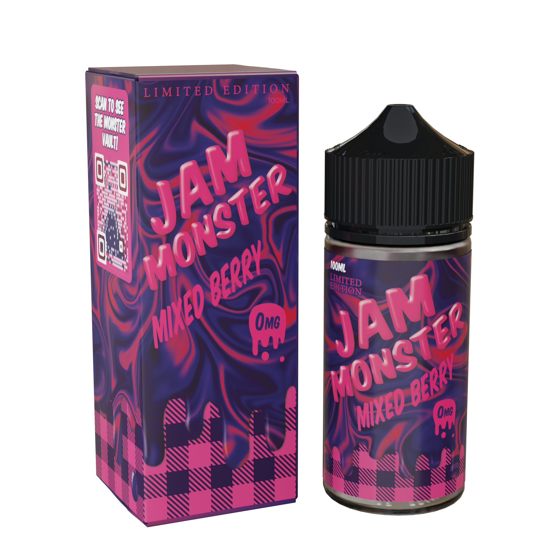 Best Deal Jam Monster 100mL Vape Juice - Mixed Berry 