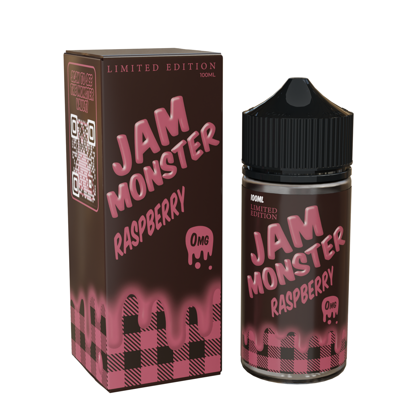 Best Deal Jam Monster 100mL Vape Juice - Raspberry 