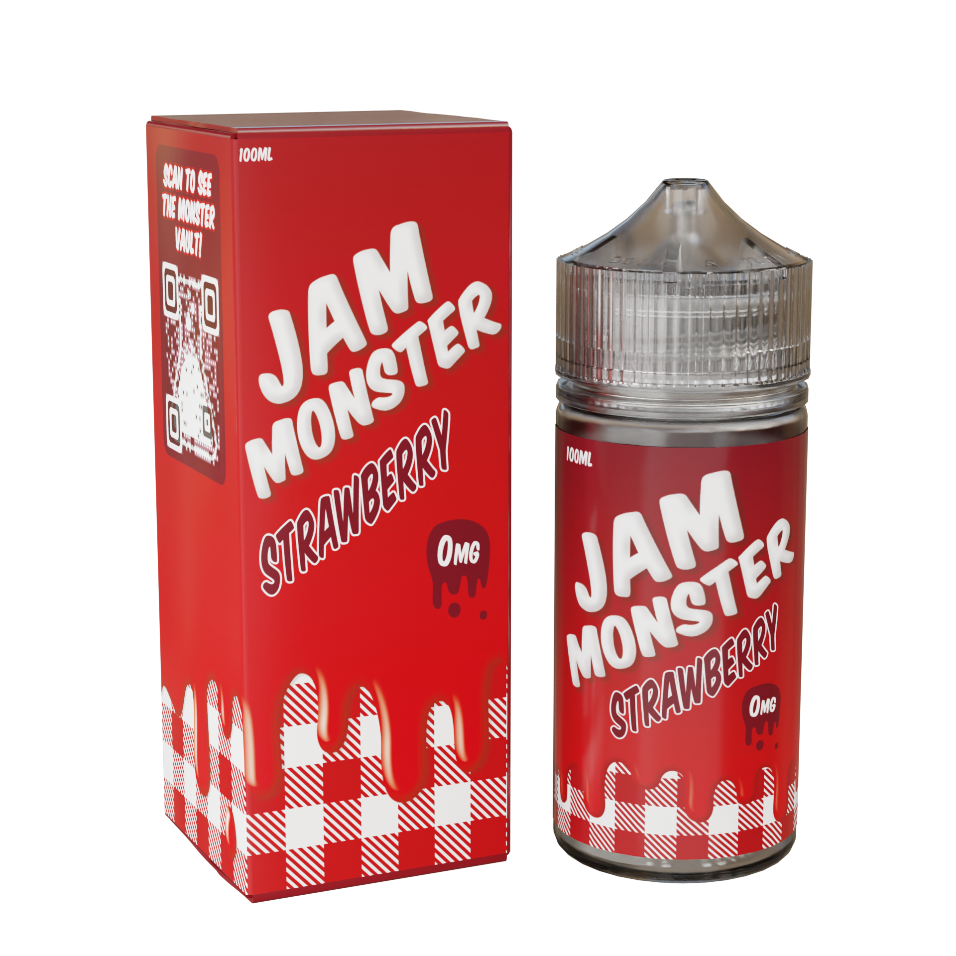 Best Deal Jam Monster 100mL Vape Juice - Strawberry 