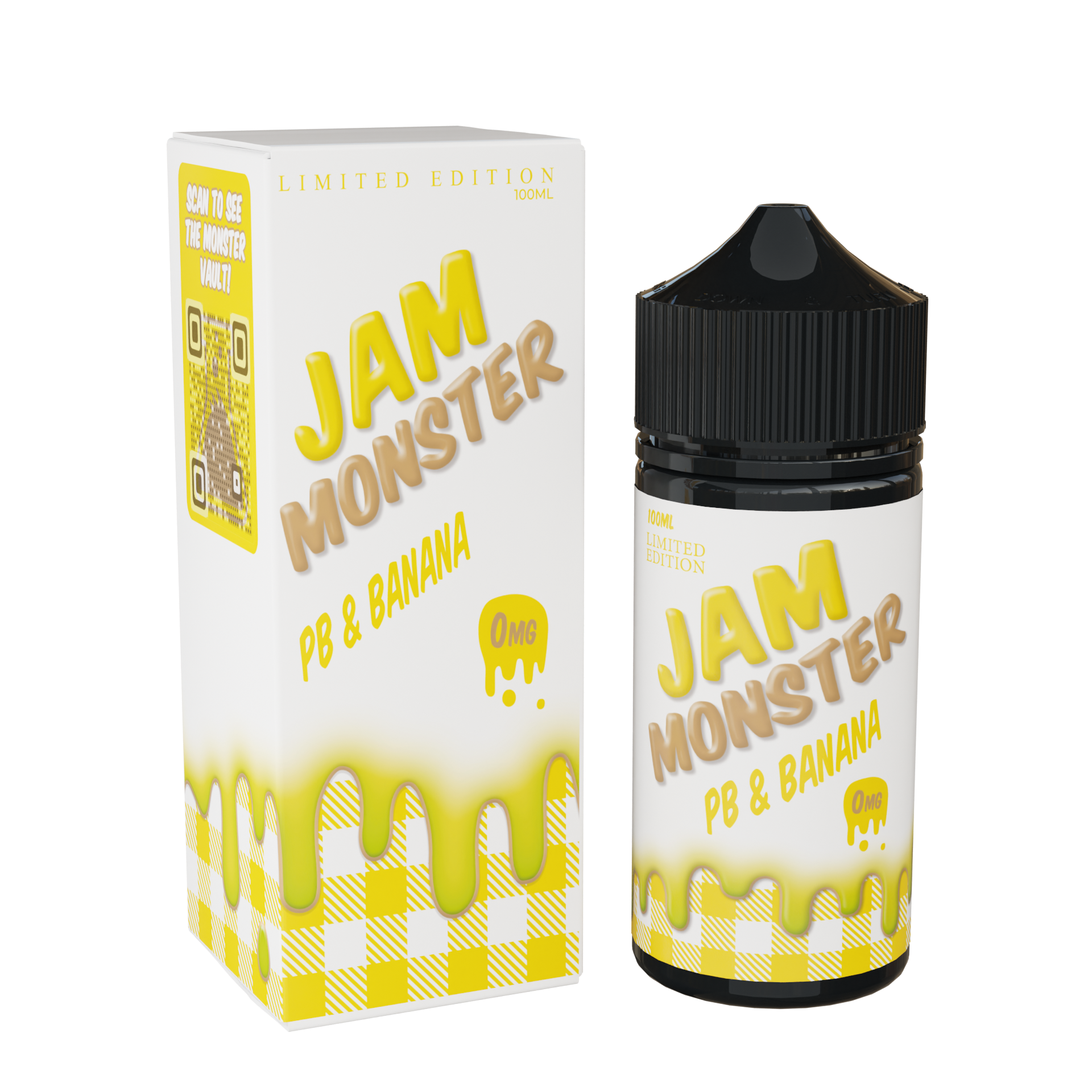 Best Deal Jam Monster 100mL Vape Juice - Pb & Banana