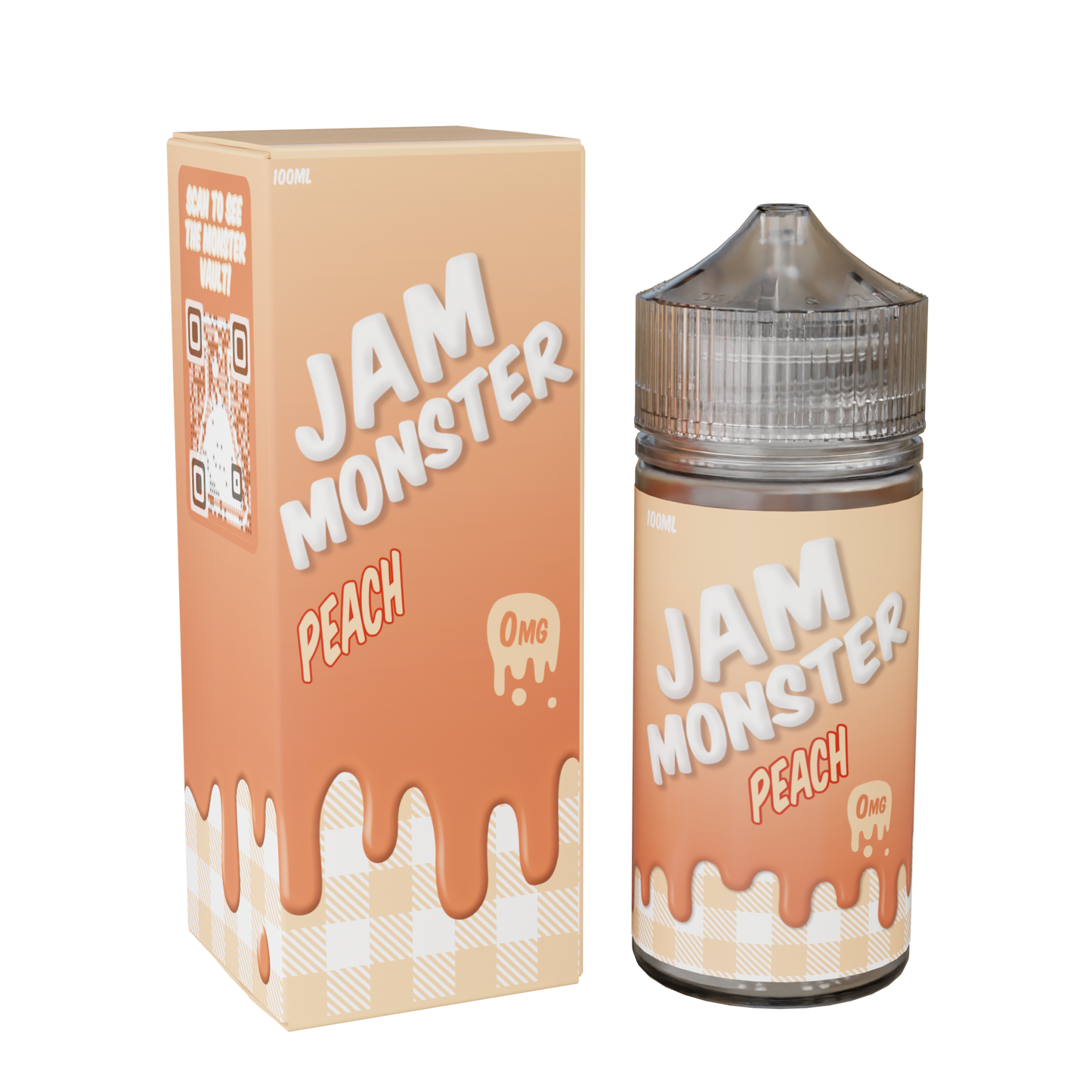 Best Deal Jam Monster 100mL Vape Juice - Peach 