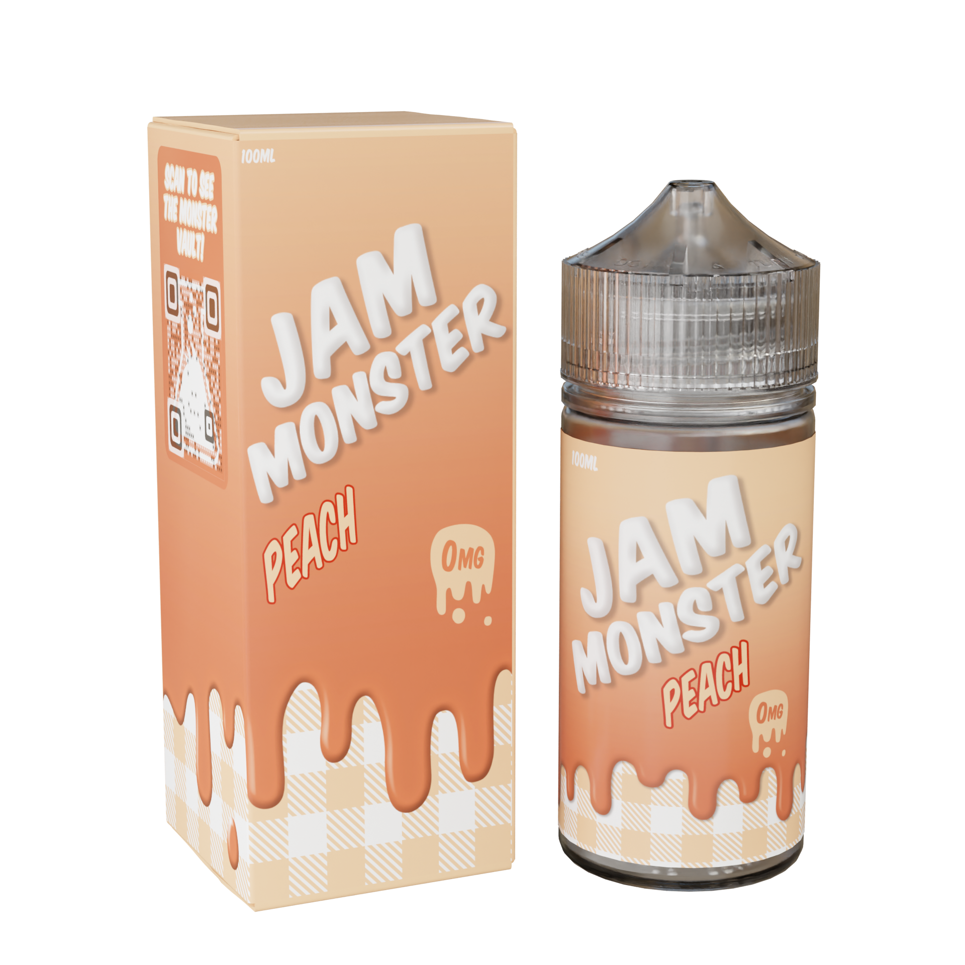 Best Deal Jam Monster 100mL Vape Juice - Peach 