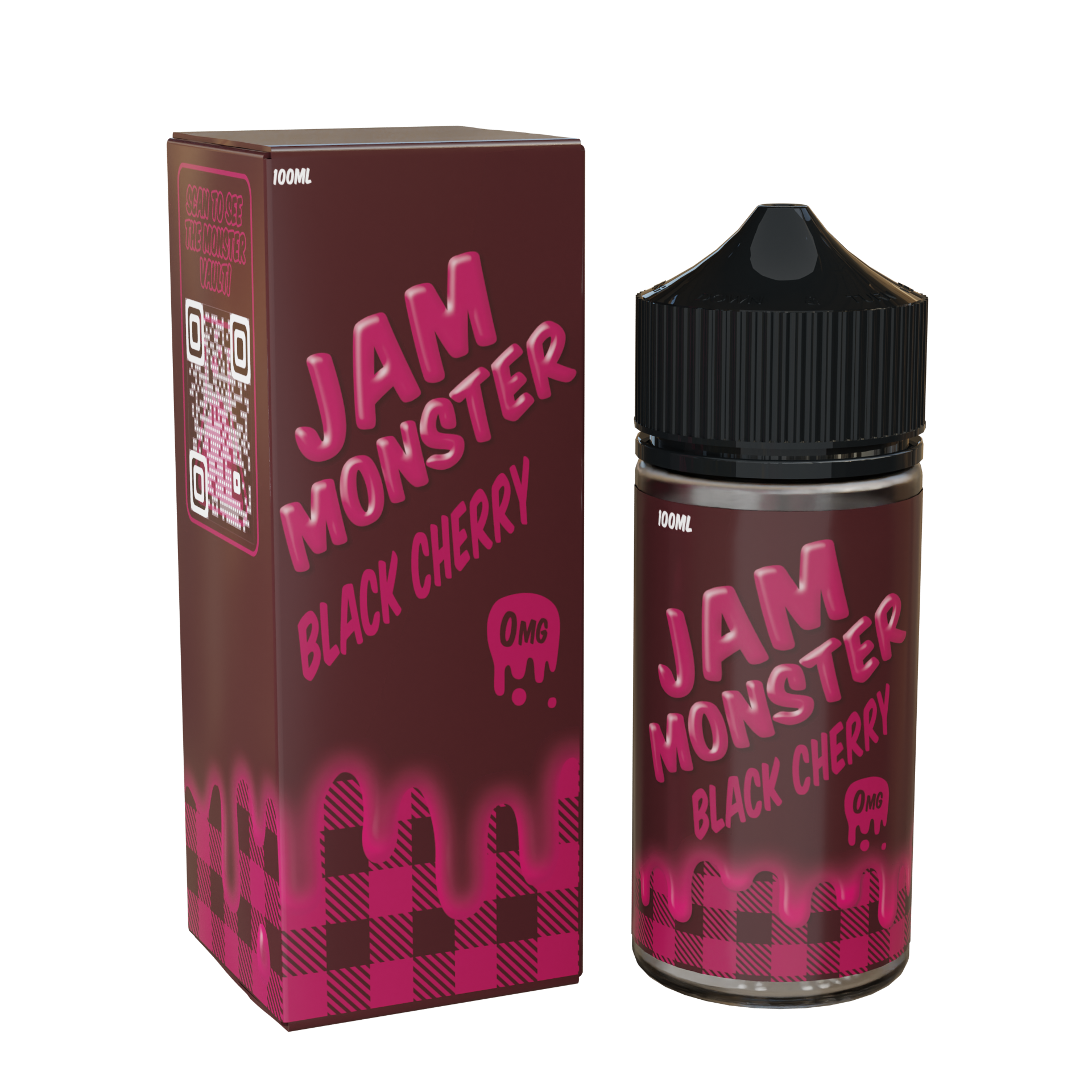 Best Deal Jam Monster 100mL Vape Juice - Black Cherry 