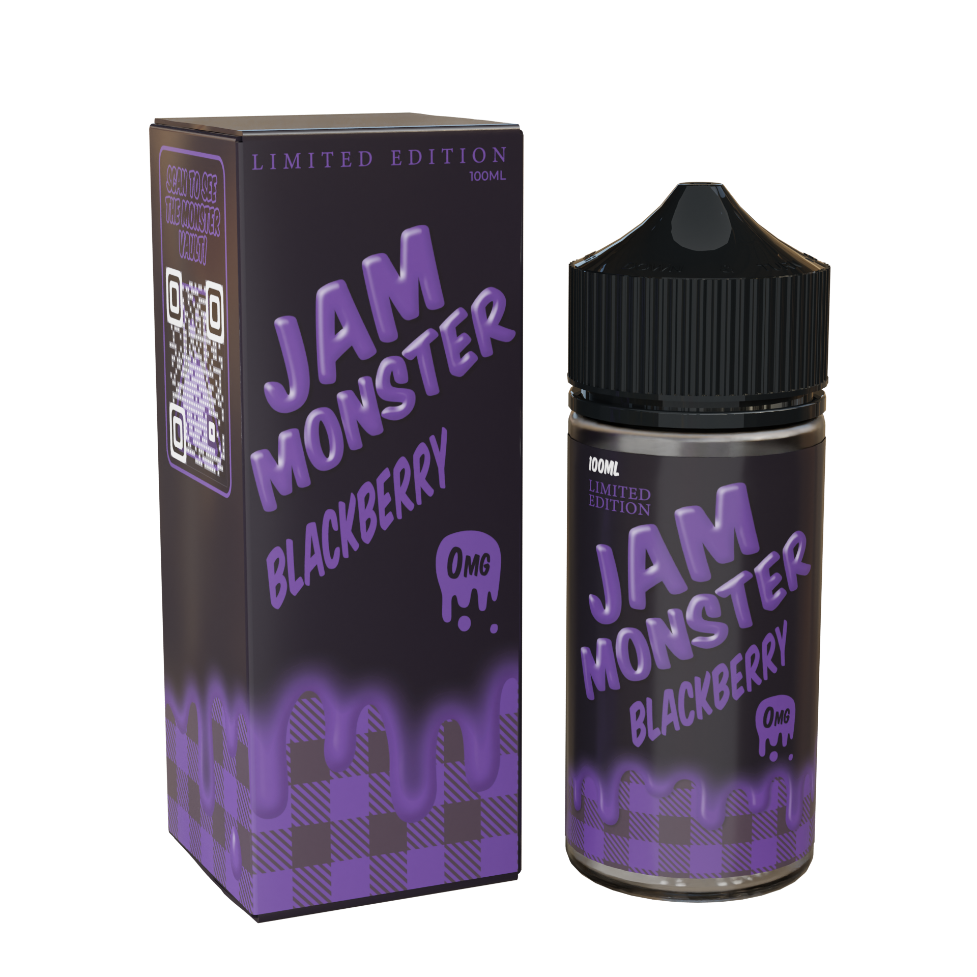 Best Deal Jam Monster 100mL Vape Juice - Blackberry 