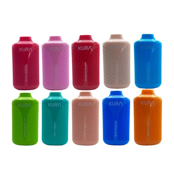 KURA 6000 Puffs Disposable Vape 12mL Best Flavors