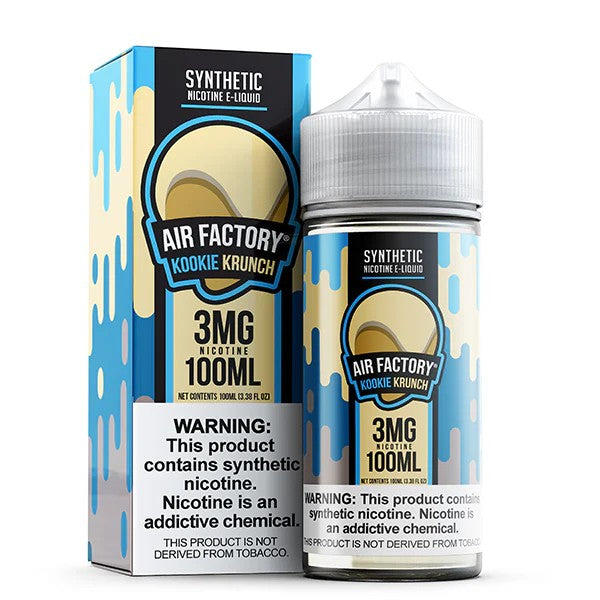 Air Factory Tobacco Free Nicotine 100mL Vape Juice Best Flavor Kookie Krunch