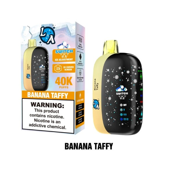 L&A Switch 40,000 Puffs Disposable Banana Taffy