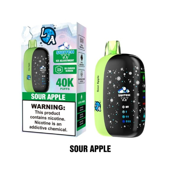 L&A Switch 40,000 Puffs Disposable Sour Apple