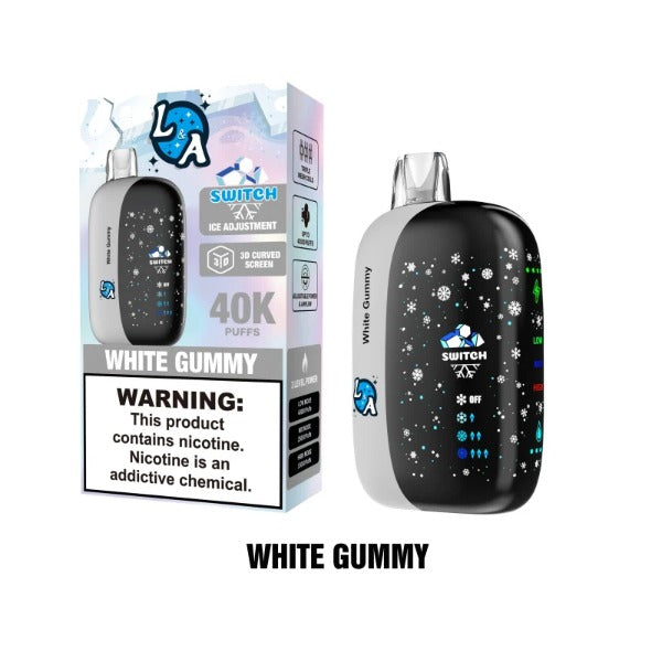 L&A Switch 40,000 Puffs Disposable White Gummy