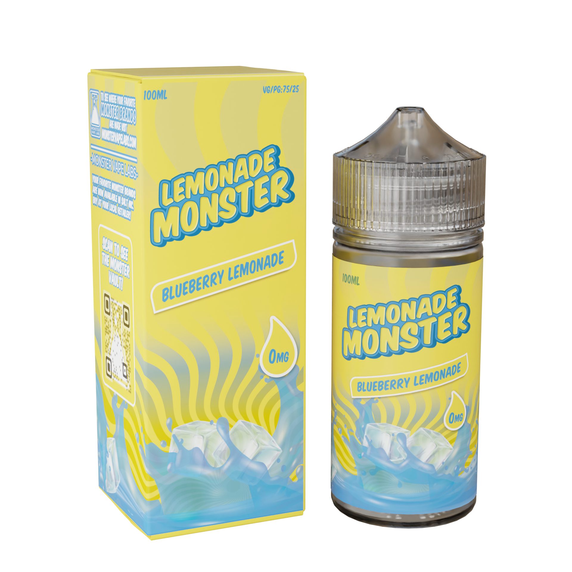 Best Deal Lemonade Monster 100mL Vape Juice - Blueberry Lemonande