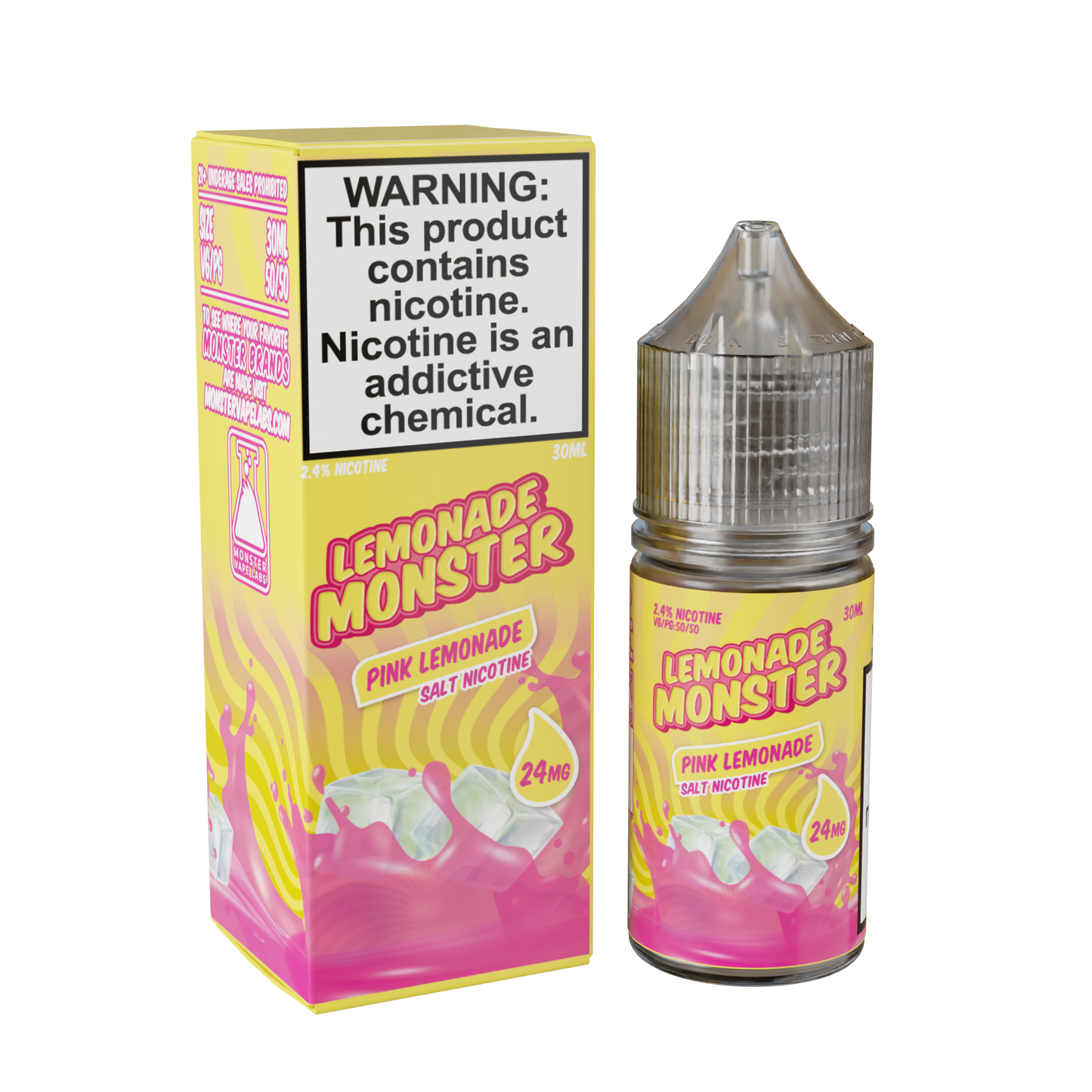 Best Deal Lemonade Monster Salt 30mL Vape Juice - Pink Lemonade
