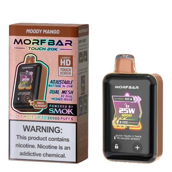 Best Deal Morfbar Touch 20000 Puffs Disposable Vape 18mL Moody Mango
