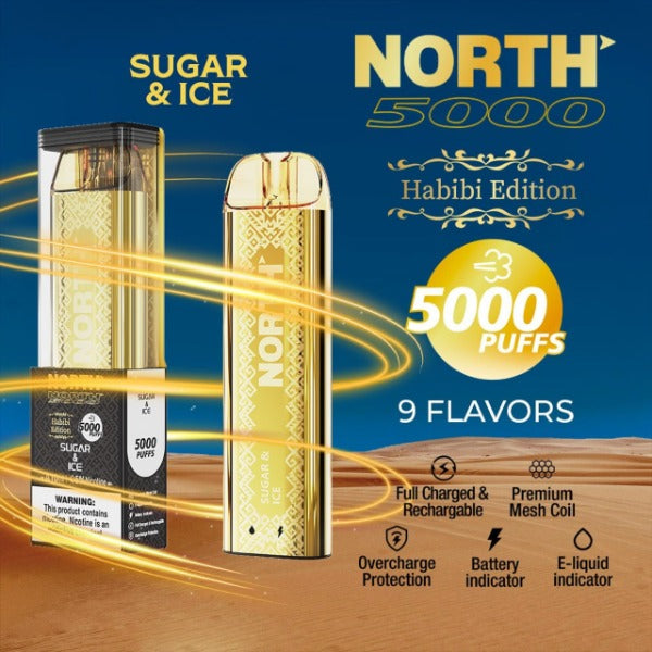 North 5000 Puffs Disposable Habibi Edition 10mL