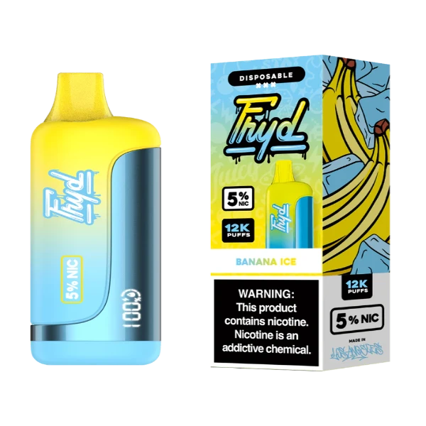 Best Deal FRYD 12000 Puffs Rechargeable Disposable Vape 17mL Banana Ice