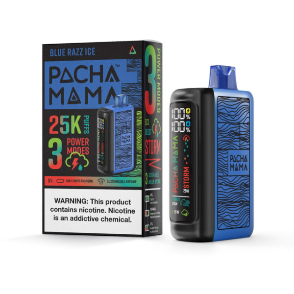 Best Deal Pachamama 25,000 Puff Disposable - Blue Razz Ice