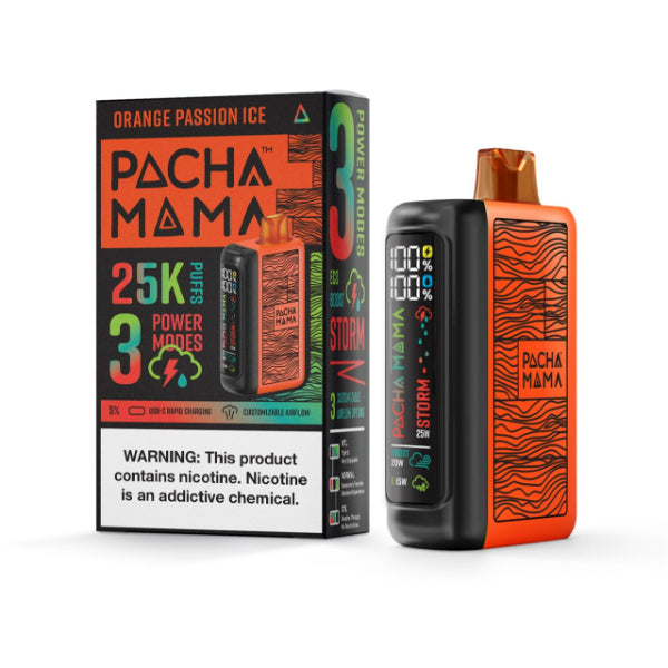 Best Deal Pachamama 25,000 Puff Disposable - Orange Passion Ice