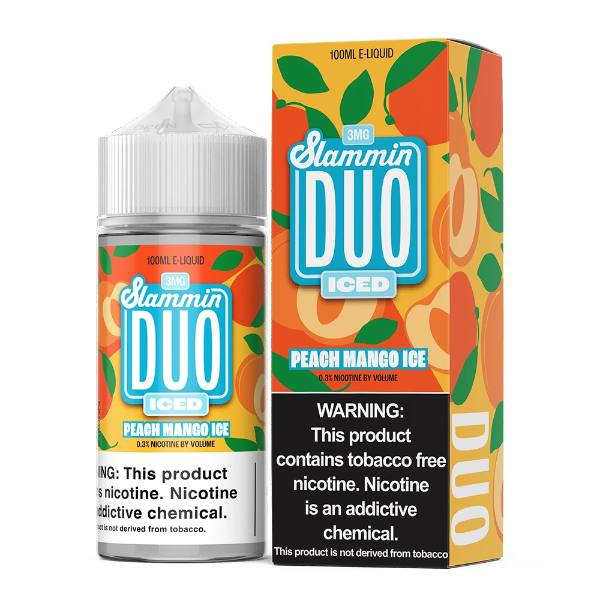 Best Flavor Slammin Duo Series E-Liquid 100mL (Freebase) - Peach Mango Ice