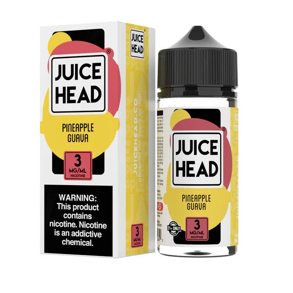 Juice Head 100mL Vape Juice Best Flavor Pineapple Guava