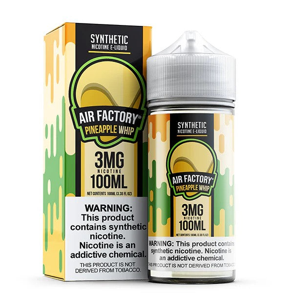 Air Factory Tobacco Free Nicotine 100mL Vape Juice Best Flavor Pineapple Whip