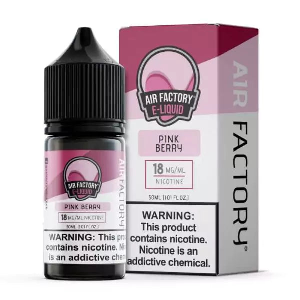 Best Deal Air Factory Salts Vape Juice 30mL Pink Berry