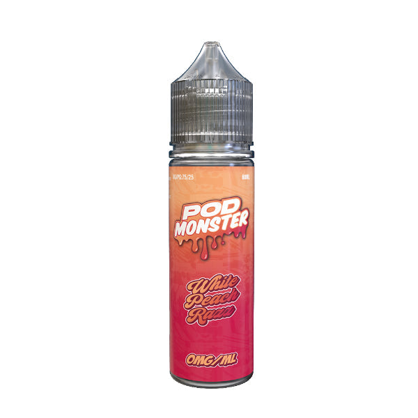 Pod Monster by Jam Monster 60mL NTD Salt White Peach Razz