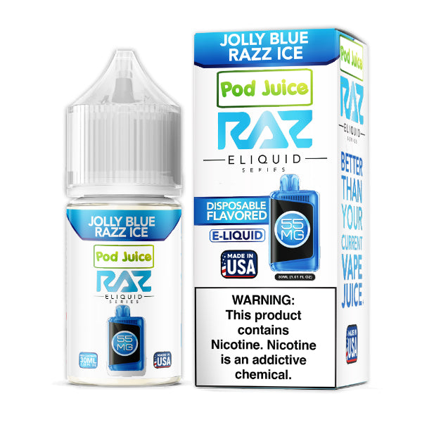 Pod Juice + RAZ Disposables Collab Salt E-Liquid 30mL