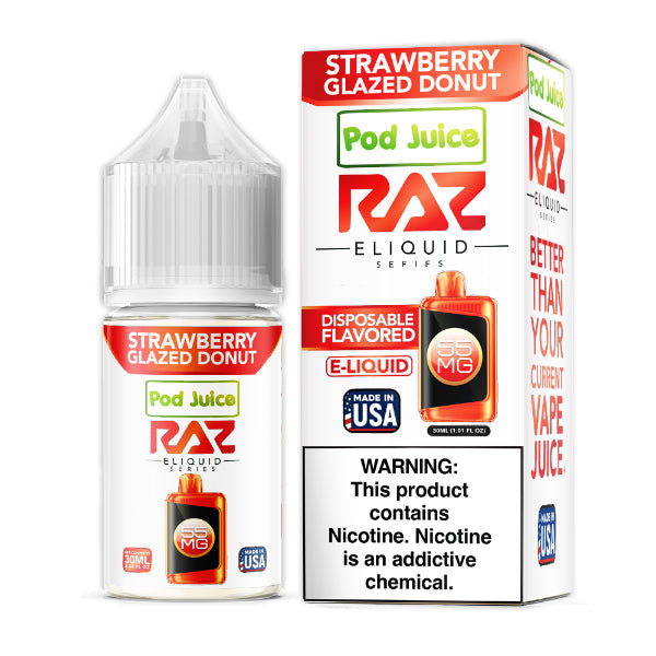 Pod Juice + RAZ Disposables Collab Salt E-Liquid 30mL