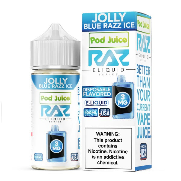 Pod Juice + RAZ Disposables Collab Freebase E-Liquid 100mL