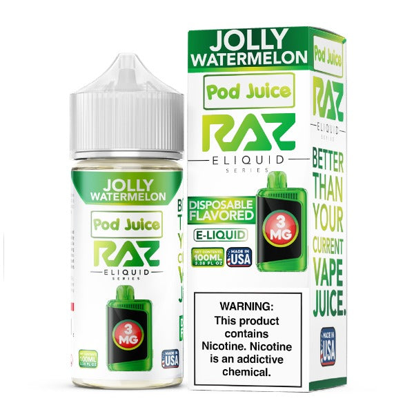 Pod Juice + RAZ Disposables Collab Freebase E-Liquid 100mL