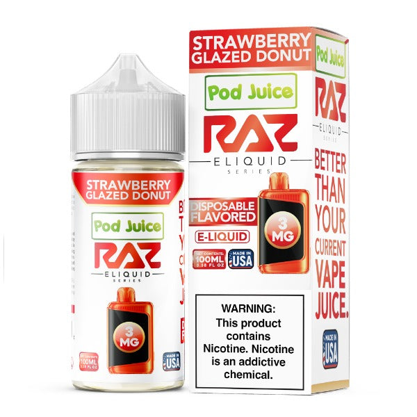 Pod Juice + RAZ Disposables Collab Freebase E-Liquid 100mL