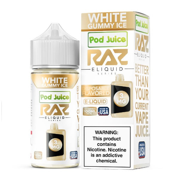 Pod Juice + RAZ Disposables Collab Freebase E-Liquid 100mL