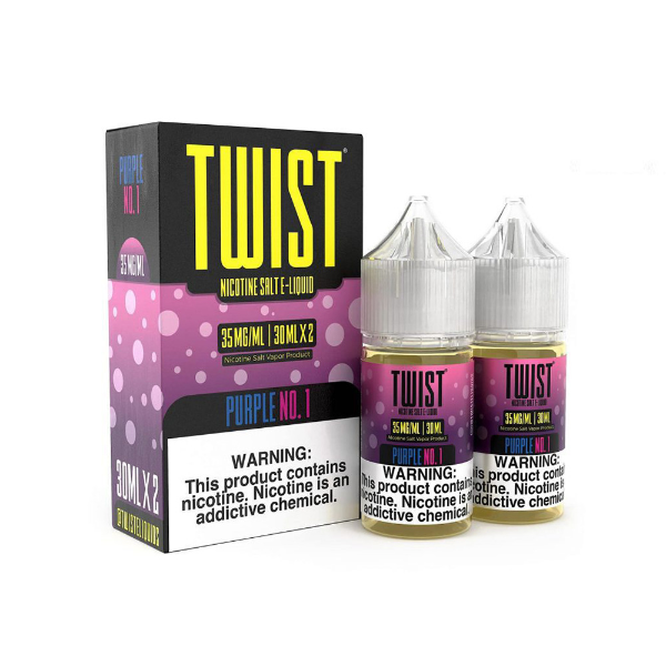 Lemon Twist 30mL x 2 Vape Juice Best Flavor Purple No.1