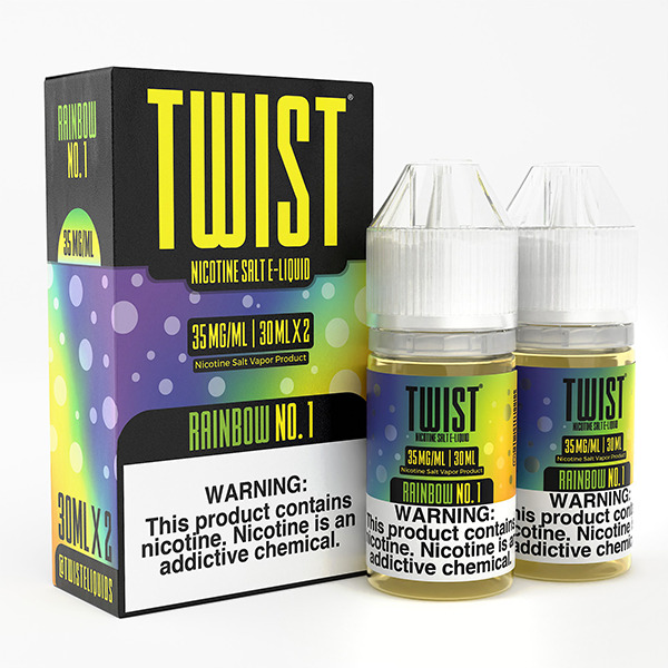 Lemon Twist 30mL x 2 Vape Juice Best Flavor Rainbow No.1