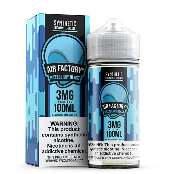 Air Factory Tobacco Free Nicotine 100mL Vape Juice Best Flavor Razberry Blast