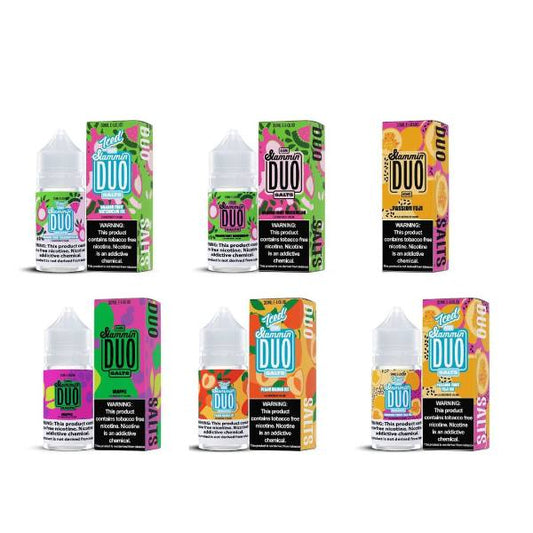 Slammin Duo Vape Juice 30mL (Salt Nic) Best Flavor