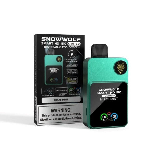 SnowWolf Smart HD 15000 Puffs Disposable Vape 16mL