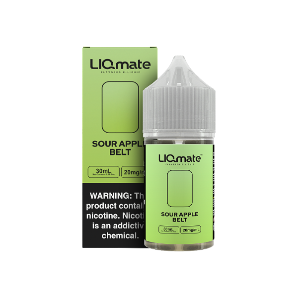 Best Deal 7Daze Liqmate 30mL Vape E-Liquid - Sour Apple Belts 20mg