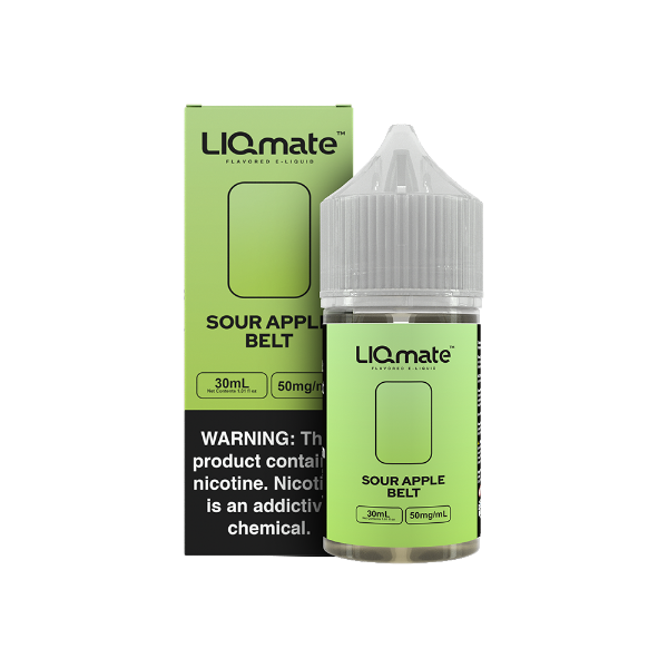 Best Deal 7Daze Liqmate 30mL Vape E-Liquid - Sour Apple Belts 50mg