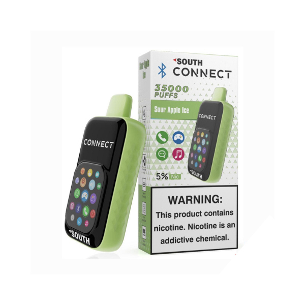 Best Deal South Connect By North 35K Puffs Phone Vape Disposable - Sour Apple Ice