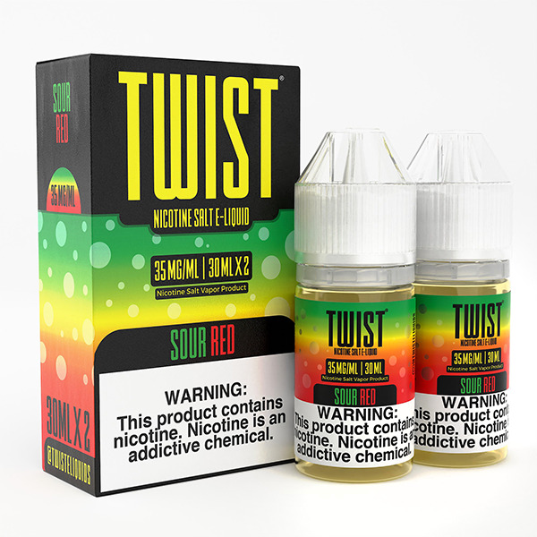 Lemon Twist 30mL x 2 Vape Juice Best Flavor Sour Red