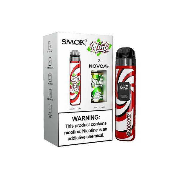 Best Deal SMOK Novo Pro Pod Device + Daddy's Vapor 10mL Bundle - Mint / Spearmint