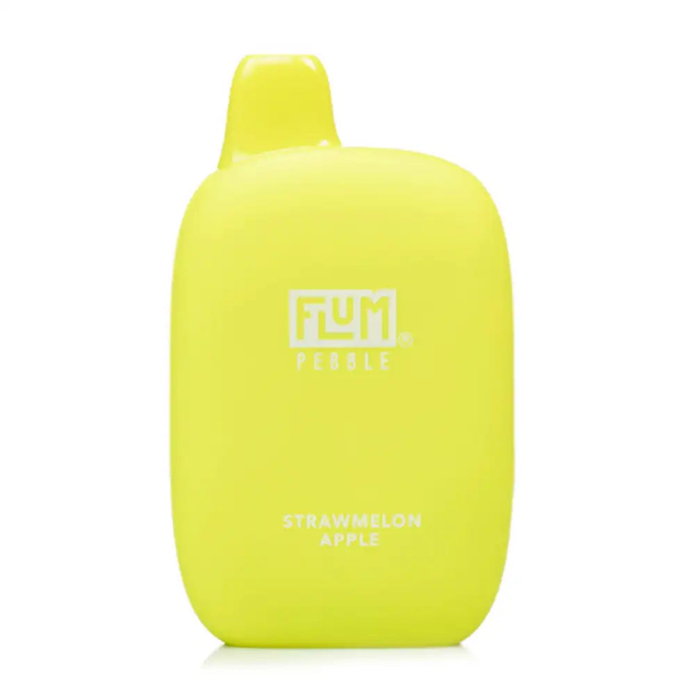 Flum Pebble 6000 Puffs Rechargeable Disposable Vape Best Flavor - Strawmelon Apple