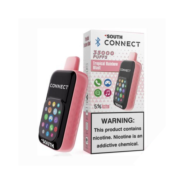 Best Deal South Connect By North 35K Puffs Phone Vape Disposable - Tropical Rainbow Blast