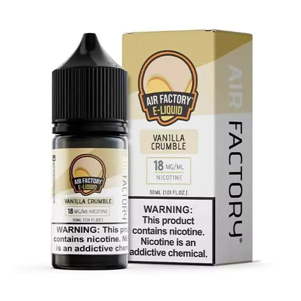 Best Deal Air Factory Salts Vape Juice 30mL Vanilla Crumble