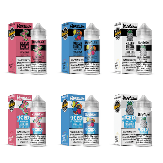 Vapetasia Killer Sweets 100ml Best Seller Group Photo deals